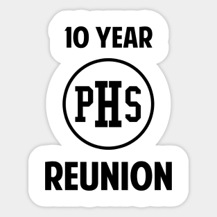 Points High Reunion Grosse Pointe Blank Sticker